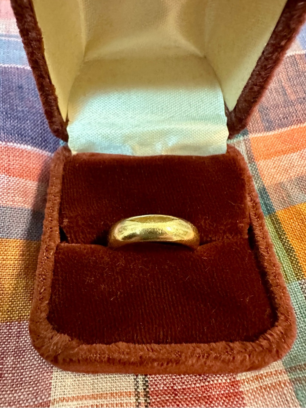 Antique 18k Solid Gold Heavy 5mm Pinky Ring Size 3 Weighs 5.5 Grams - Picture 3 of 14